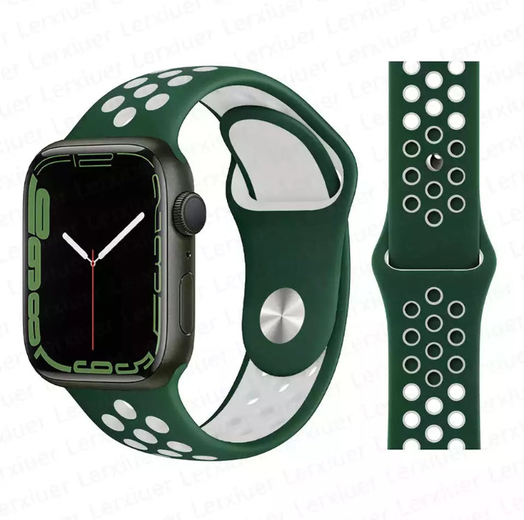 Signature Nike Apple Watch Silicone Sport Bands with Breathable Linings- for Selected Apple Watch 40mm Size - Super Savings Technologies Co.,LTD Signature Nike Apple Watch Silicone Sport Bands with Breathable Linings- for Selected Apple Watch 40mm Size - Super Savings Technologies Co.,LTD